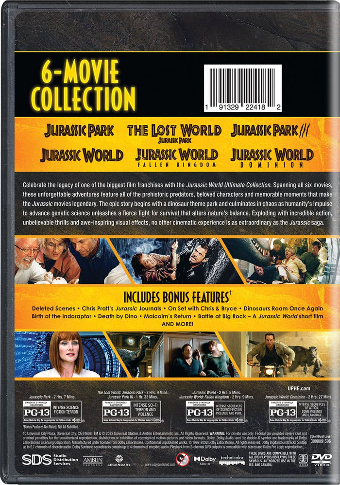 Jurassic World: 6-movie Collection (Box Set) [DVD]