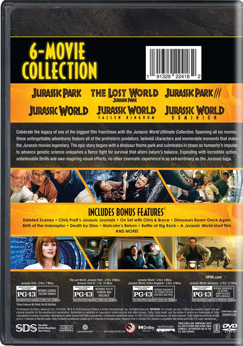 Jurassic World: 6-movie Collection (Box Set) [DVD]