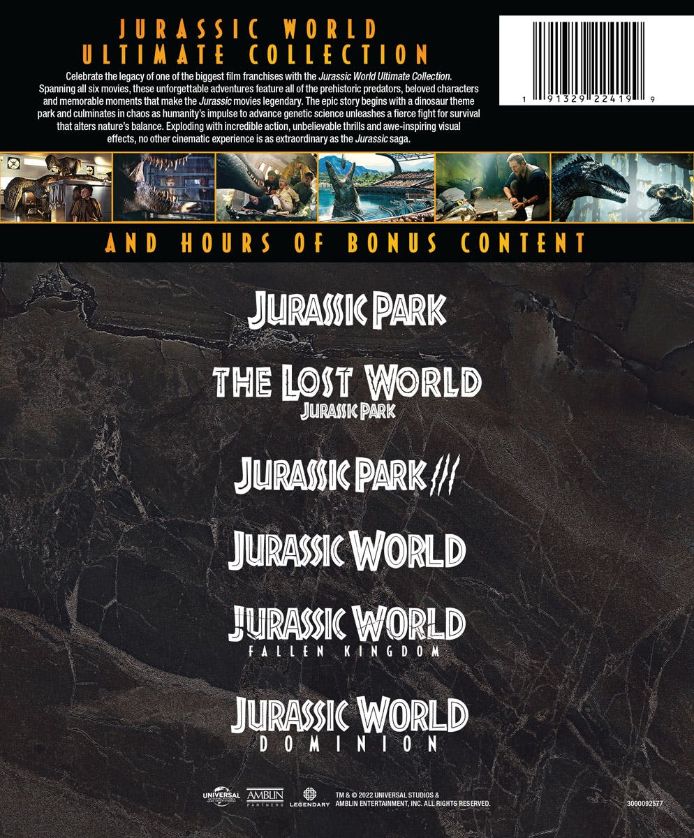 Jurassic World: Ultimate Collection (with DVD - Box set) [Blu-ray