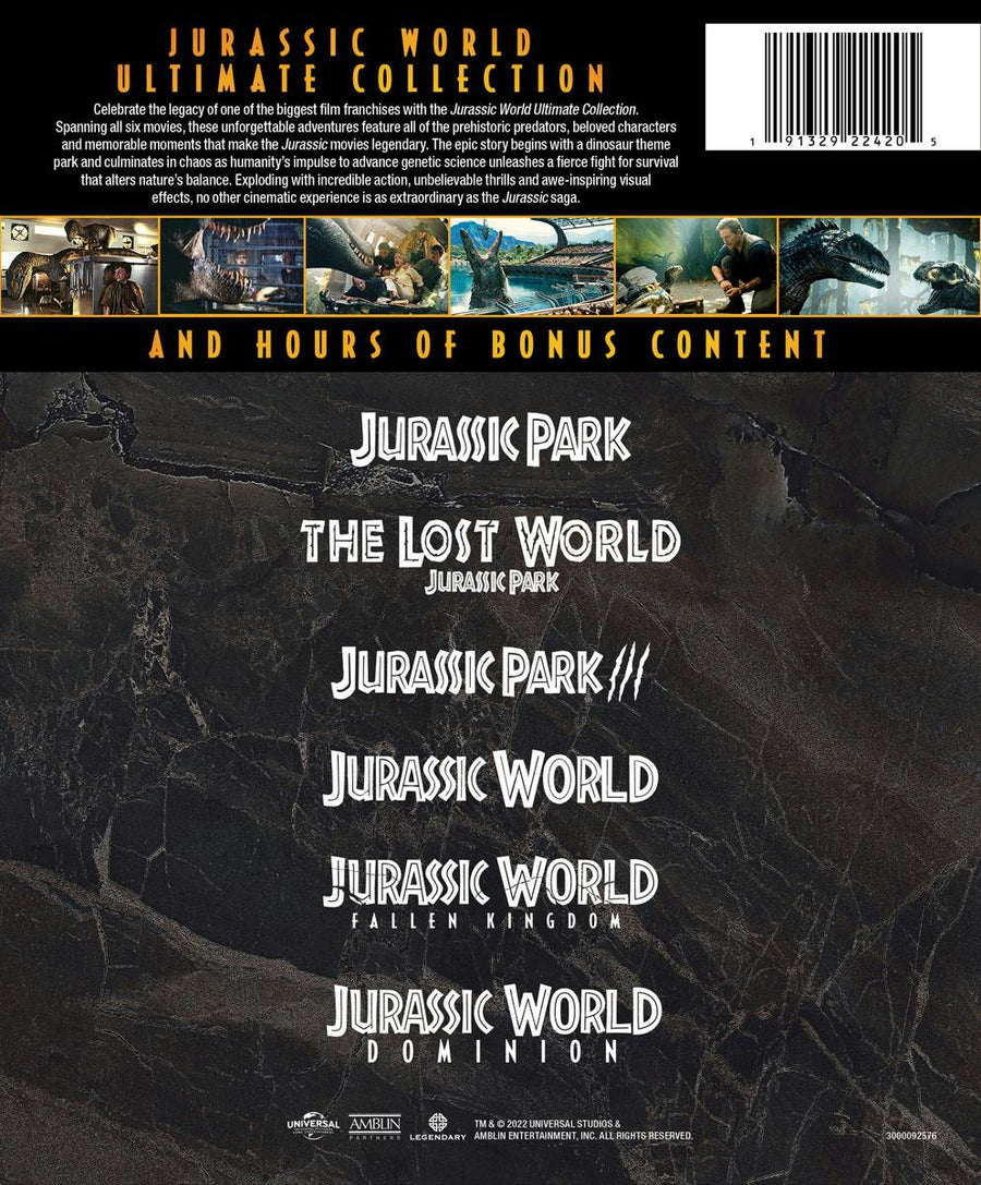 Jurassic World: Ultimate Collection (4K Ultra HD + Blu-ray (Boxset)) [UHD]