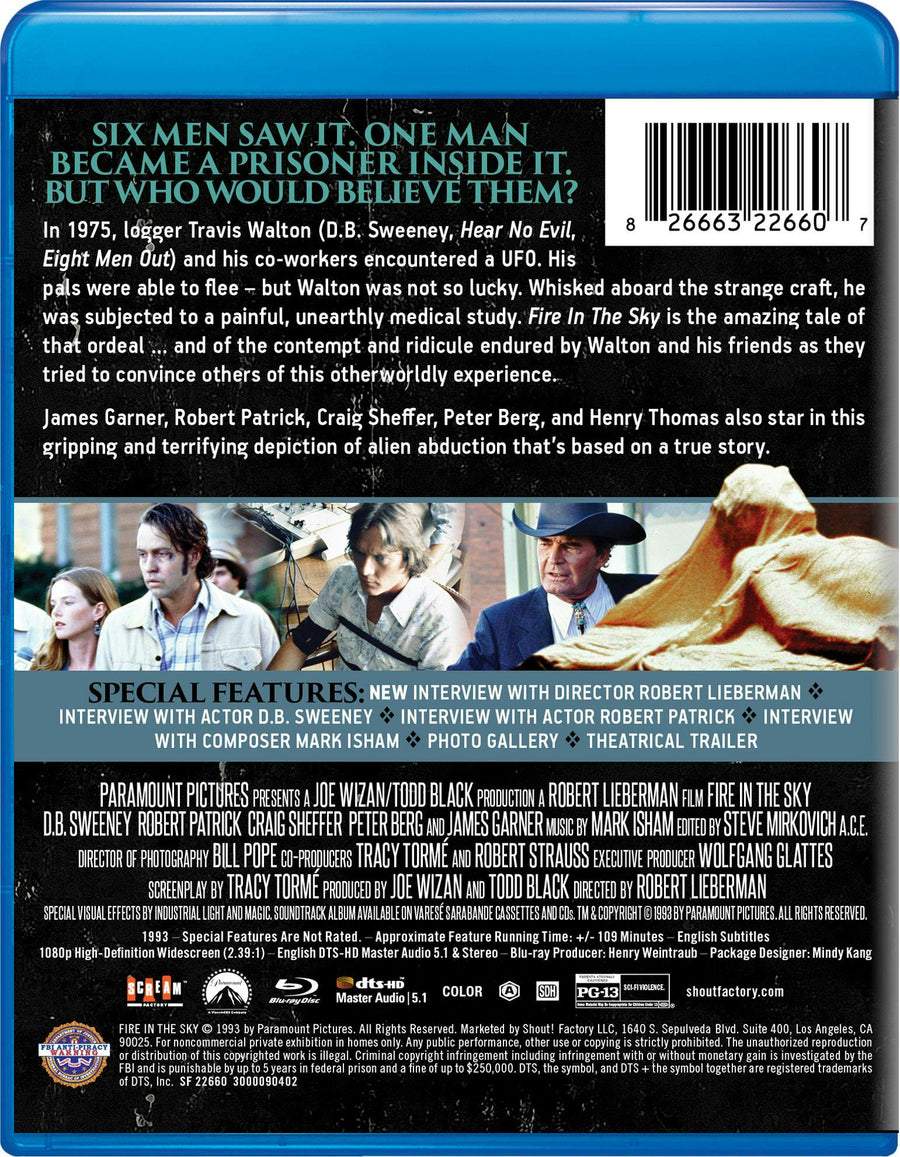 Fire In The Sky [Blu-ray]