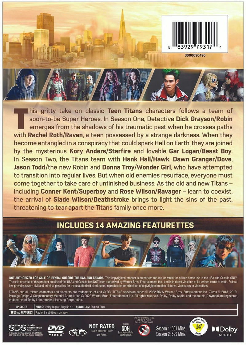 Titans: The Complete First and Second Seasons (Box Set) [DVD]