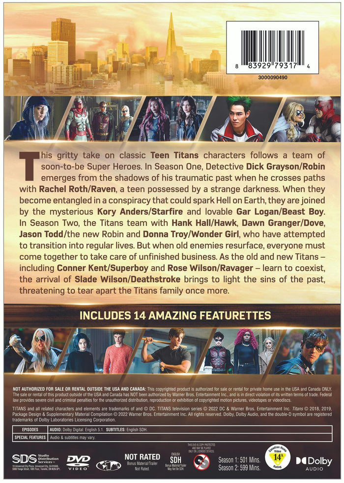 Titans: The Complete First and Second Seasons (Box Set) [DVD]