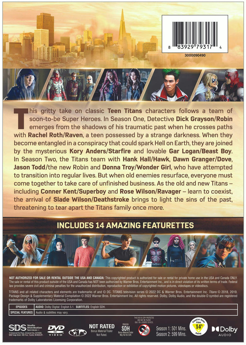 Titans: The Complete First and Second Seasons (Box Set) [DVD]