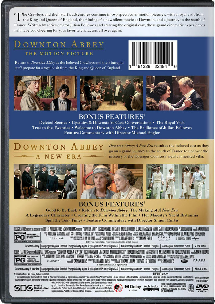 Downton Abbey: The Movie/Downton Abbey: A New Era [DVD]