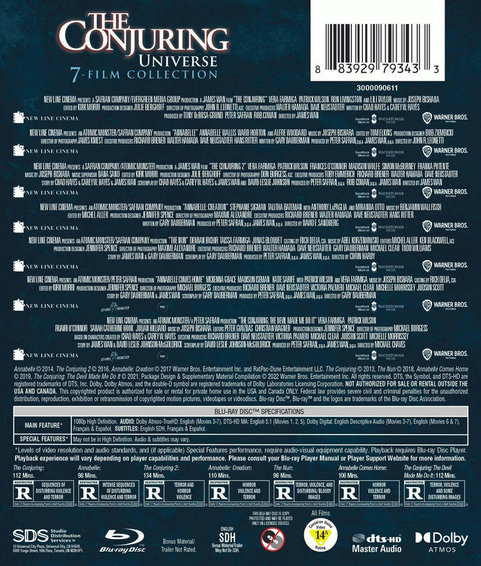 The Conjuring Universe: 7 Film Collection (Box Set) [Blu-ray]