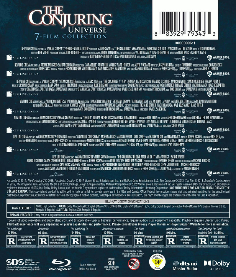 The Conjuring Universe: 7 Film Collection (Box Set) [Blu-ray]