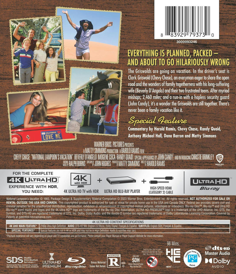 National Lampoon's Vacation (4K Ultra HD) [UHD]