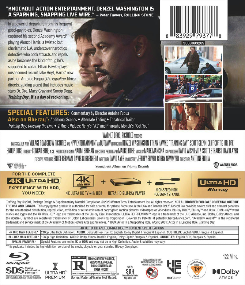Training Day (4K Ultra HD + Blu-ray) [UHD]