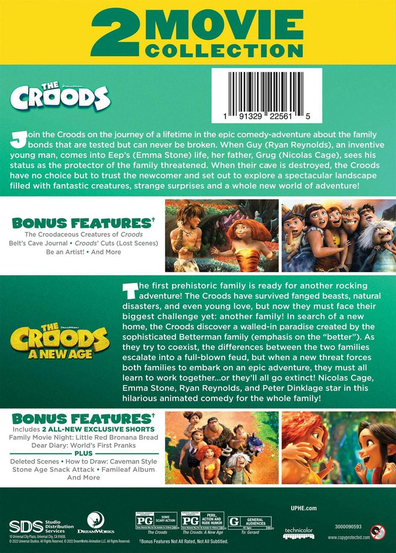 The Croods: 2 Movie Collection (DVD New Box Art) [DVD]