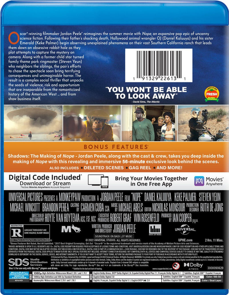 Nope (with DVD) [Blu-ray]