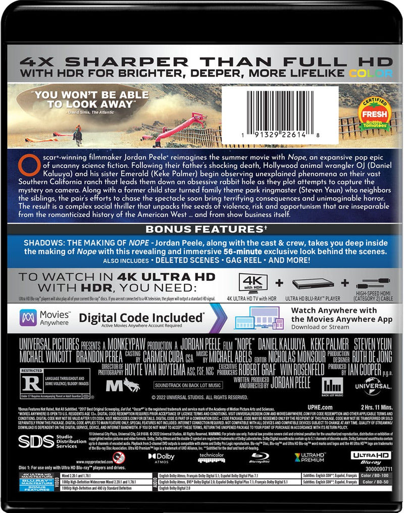 Nope (4K Ultra HD + Blu-ray) [UHD]