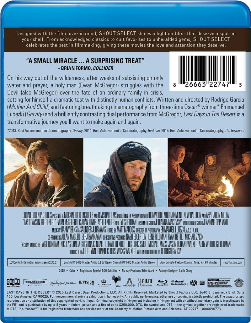 Last Days In The Desert [Blu-ray]