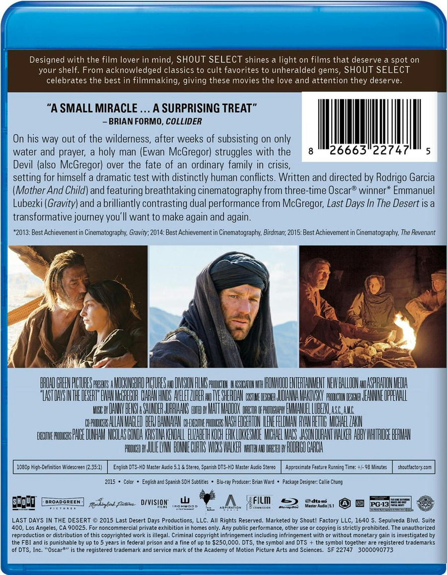 Last Days In The Desert [Blu-ray]