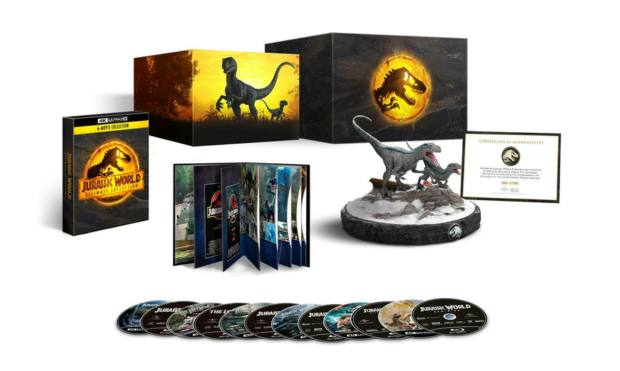 Jurassic World Ultimate Collection Premium Gift Set (Includes Limited Edition Velociraptor Statue) [UHD]