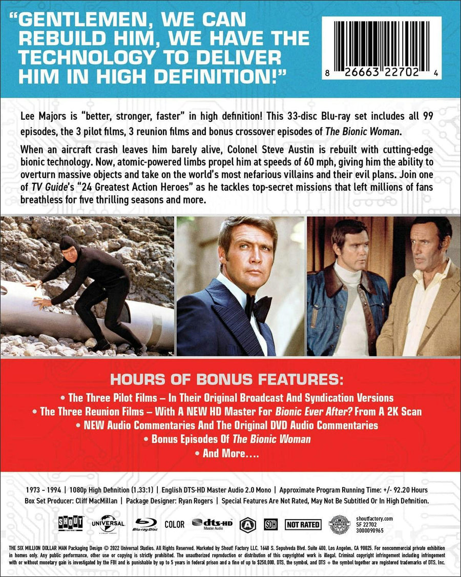 The Six Million Dollar Man: The Complete Series [Collector's Edition] [Blu-ray]