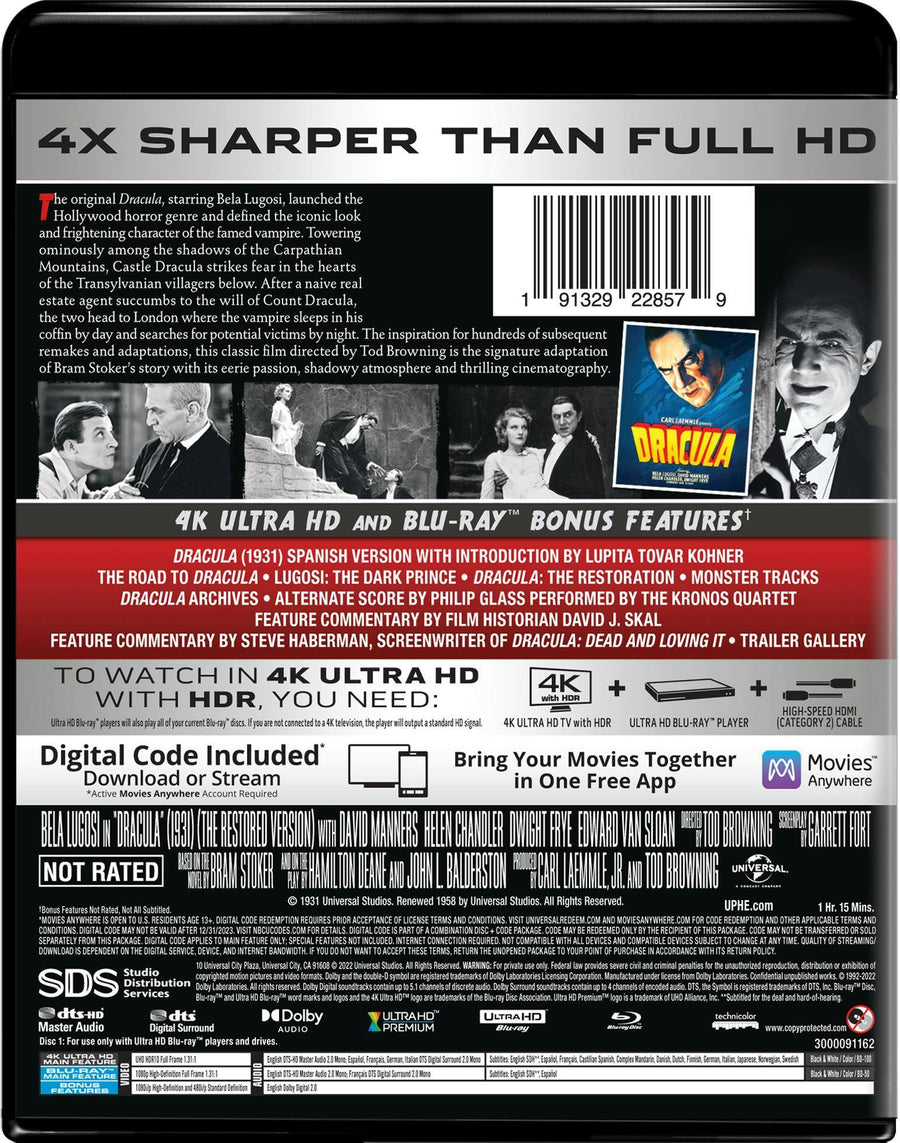 Dracula (4K Ultra HD + Blu-ray) [UHD]