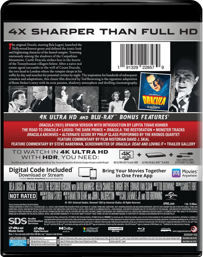Dracula (4K Ultra HD + Blu-ray) [UHD]