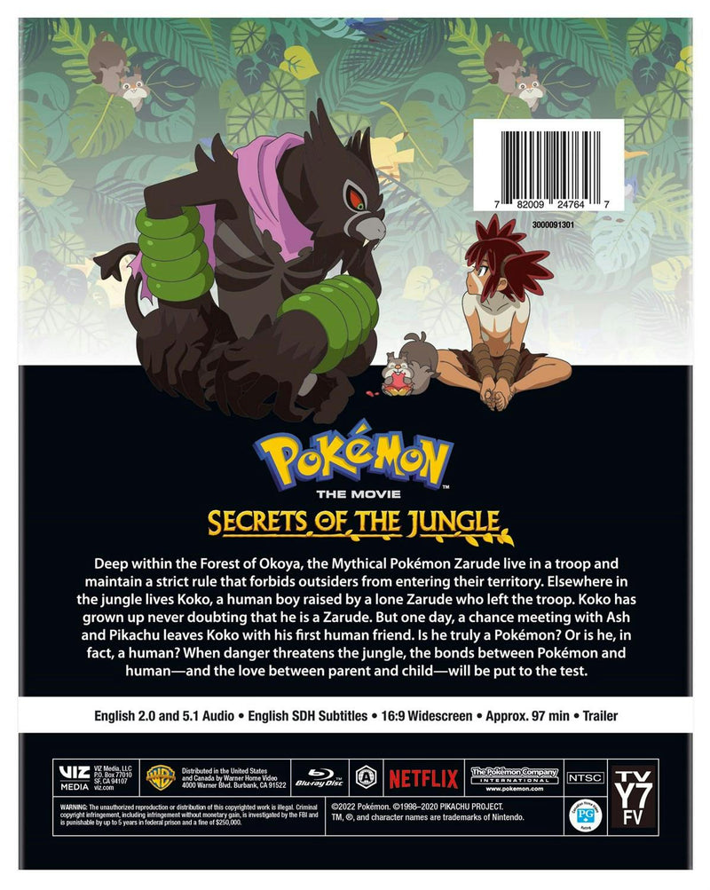 Pokémon the Movie: Secrets of the Jungle [Blu-ray]