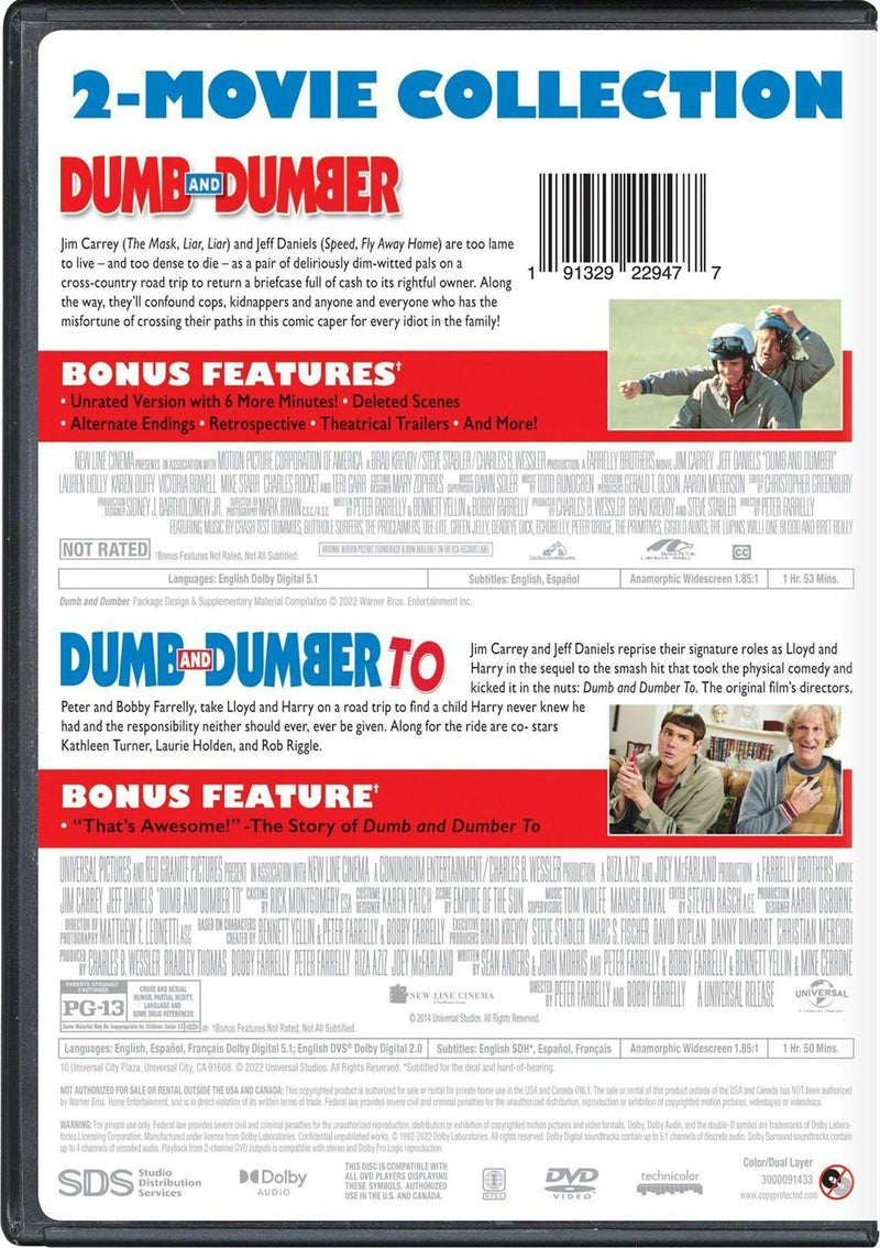 Dumb and Dumber/Dumb and Dumberer [DVD]