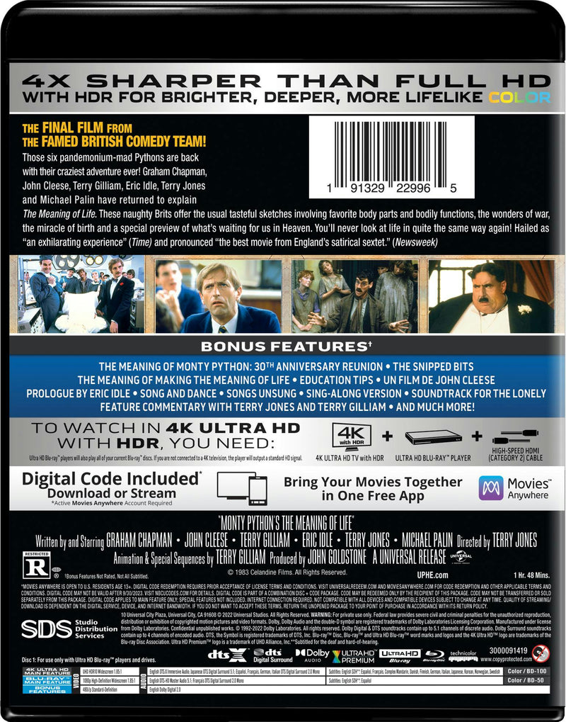 Monty Python's the Meaning of Life (4K Ultra HD) [UHD]