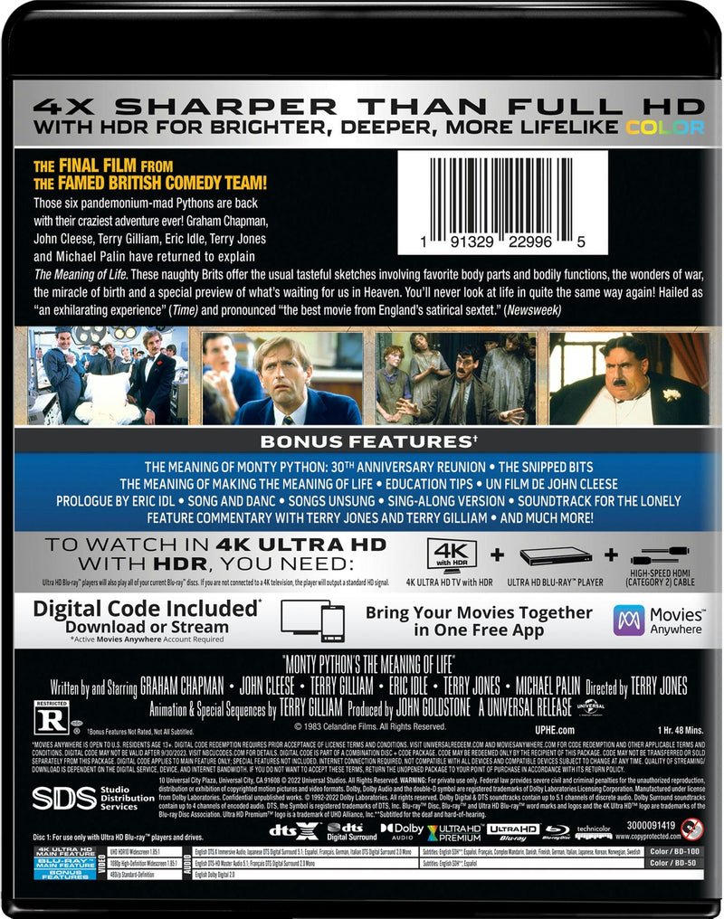 Monty Python's the Meaning of Life (4K Ultra HD) [UHD]