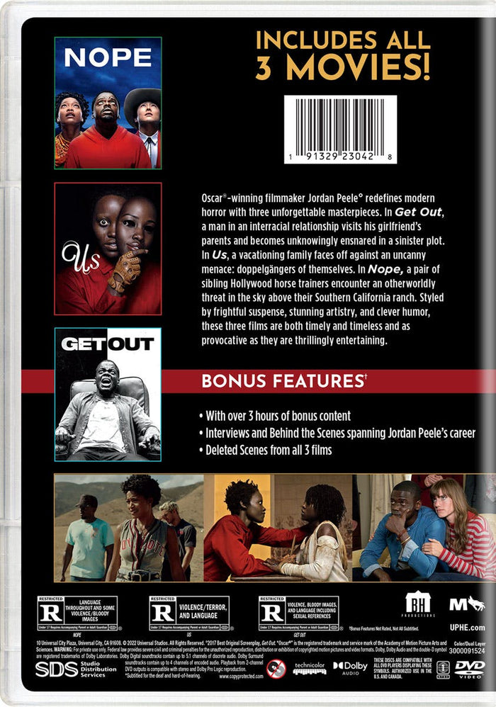 Jordan Peele - 3-movie Collection (Box Set) [DVD]