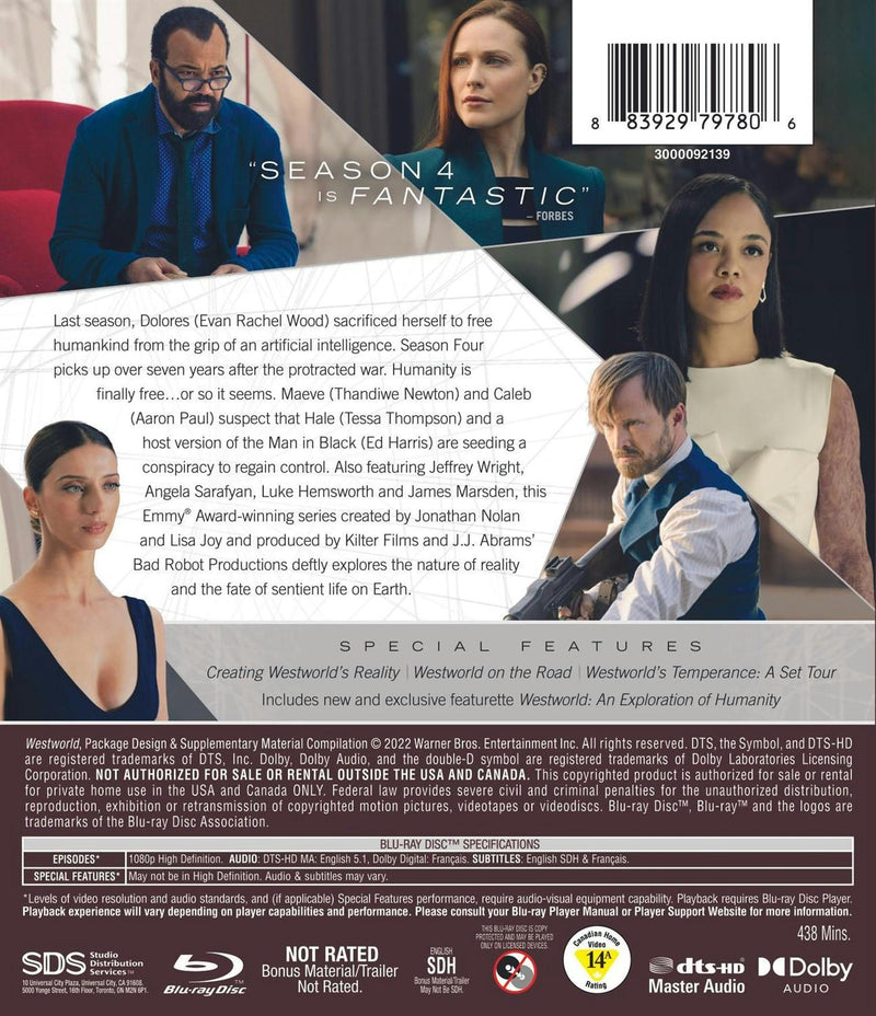 Westworld: Season Four - The Choice (Boxset) [Blu-ray]