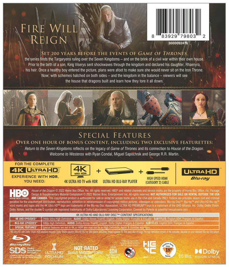 House of the Dragon (4K Ultra HD + Blu-ray) [UHD]