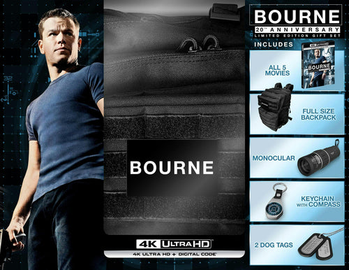 The Bourne Complete Collection - 20th Anniversary Limited Edition Gift Set (4K Ultra HD) [UHD]