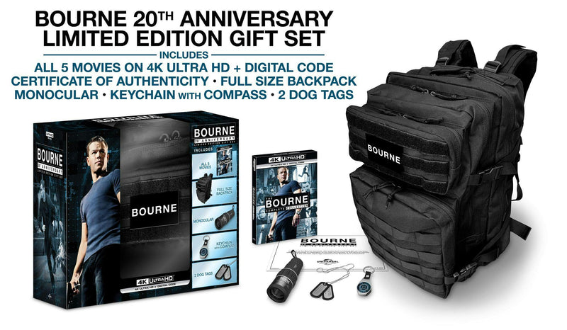 The Bourne Complete Collection - 20th Anniversary Limited Edition Gift Set (4K Ultra HD) [UHD]