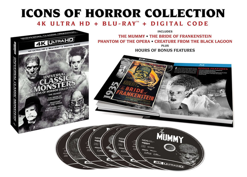 Universal Classic Monsters: Icons of Horror Collection - Vol. 2 (4K Ultra HD Boxset) [UHD]