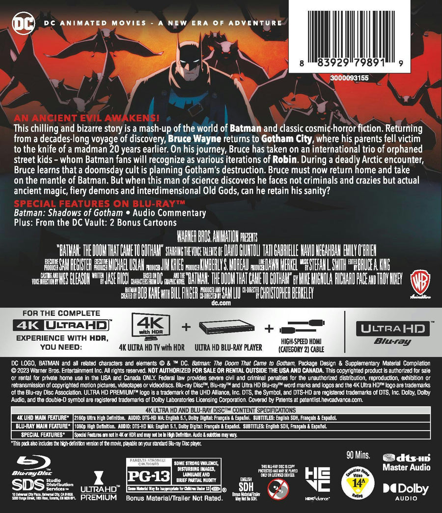 Batman: The Doom That Came To Gotham (4K Ultra HD + Blu-ray) [UHD]