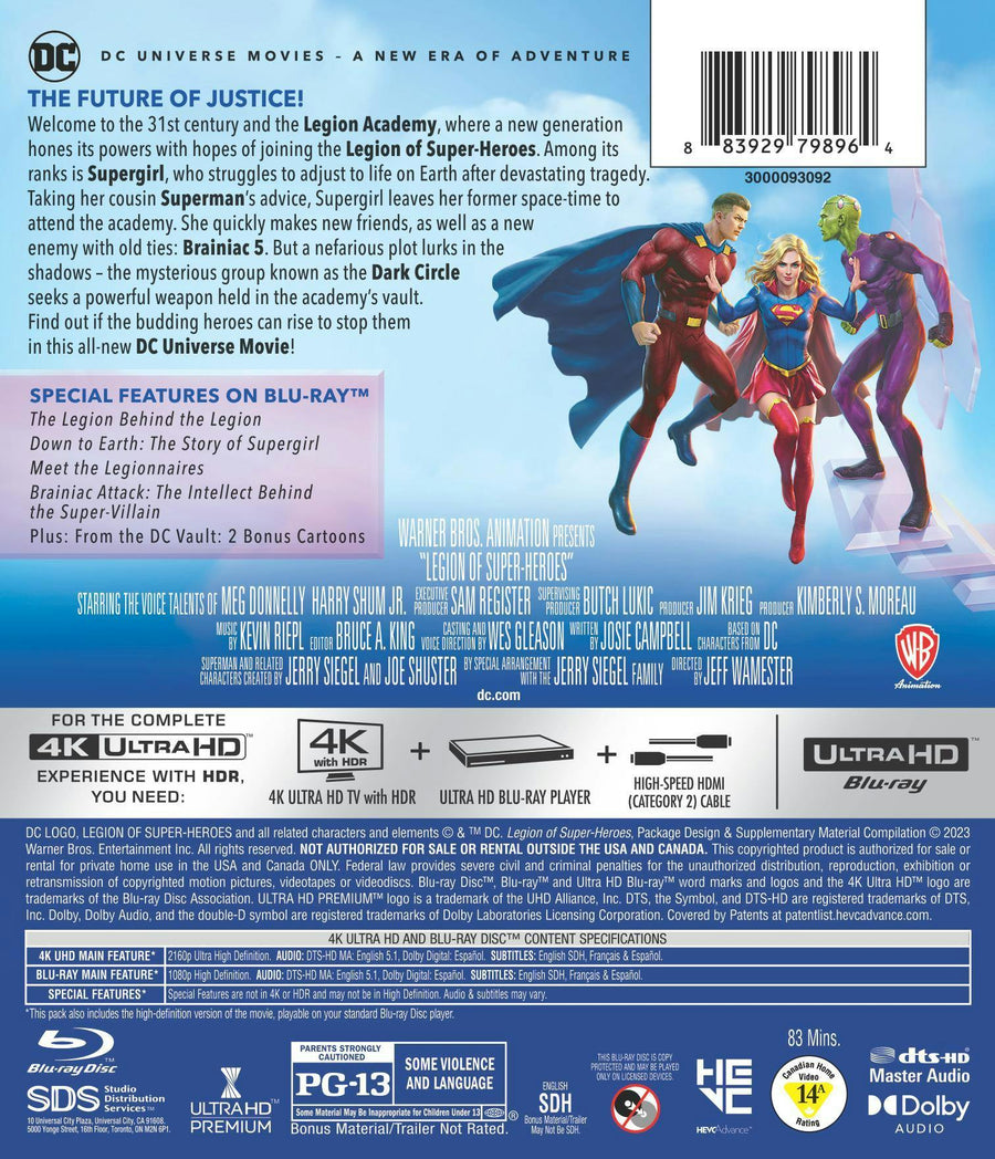 Legion of Super-heroes (4K Ultra HD + Blu-ray) [UHD]