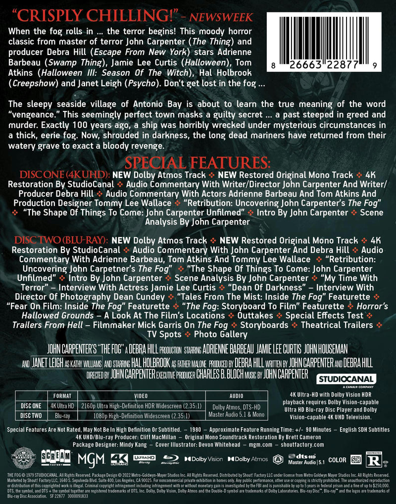 The Fog [Limited Edition Steelbook] [UHD]