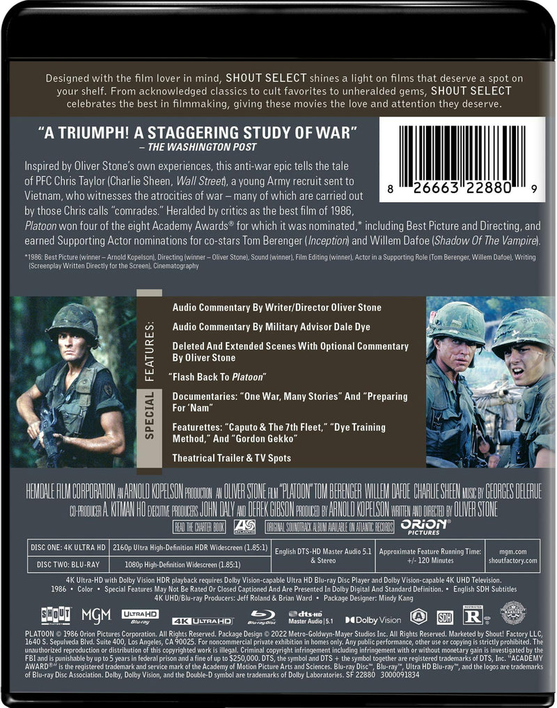 Platoon [Collector's Edition] [UHD]