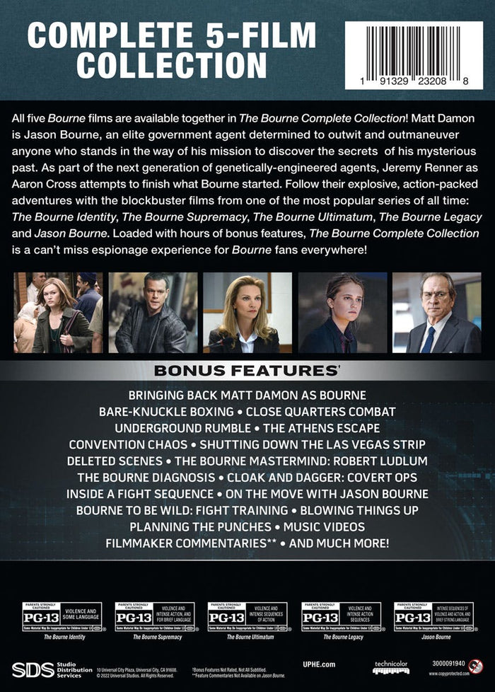Bourne: The Ultimate 5-movie Collection (Box Set) [DVD]