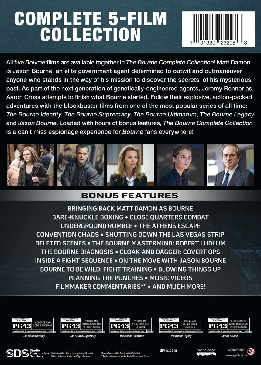 Bourne: The Ultimate 5-movie Collection (Box Set) [DVD]