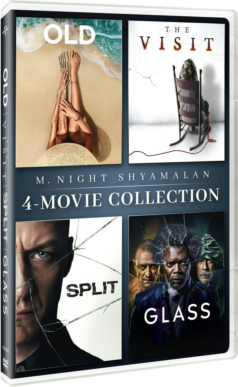 M. Night Shyamalan 4-Movie Collection (Old / The Visit / Split / Glass) [DVD]