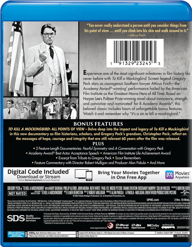 To Kill a Mockingbird (60th Anniversary Edition) [Blu-ray]