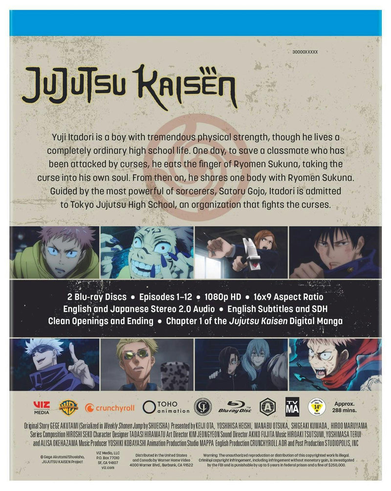 Jujutsu Kaisen: Part 1 (Limited Edition) [Blu-ray]