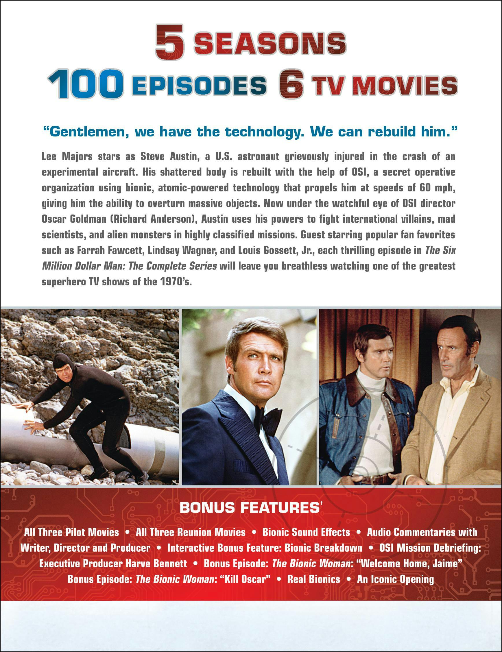 The Six Million Dollar Man: The Complete Collection (DVD Set) [DVD]