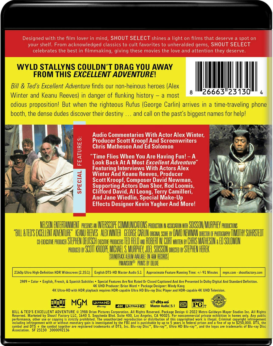 Bill & Ted's Excellent Adventure [UHD]