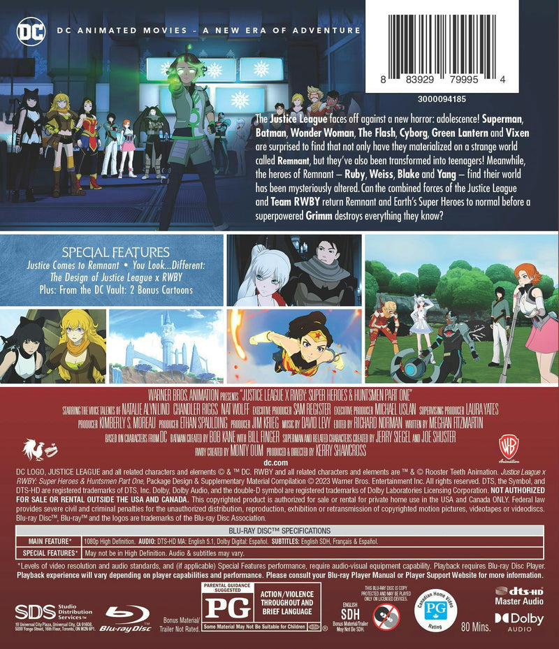 Justice League X RWBY: Super Heroes and Huntsmen - Part One [Blu-ray]