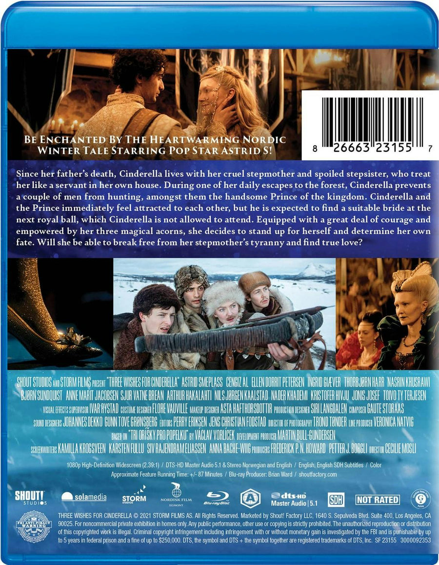 Three Wishes For Cinderella [Blu-ray]