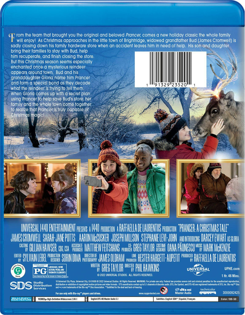 Prancer: A Christmas Tale [Blu-ray]