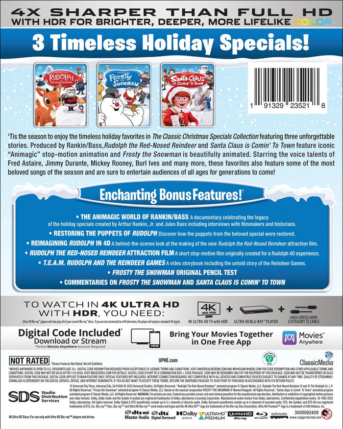 The Original Christmas Specials Collection (4K Ultra HD Boxset) [UHD]