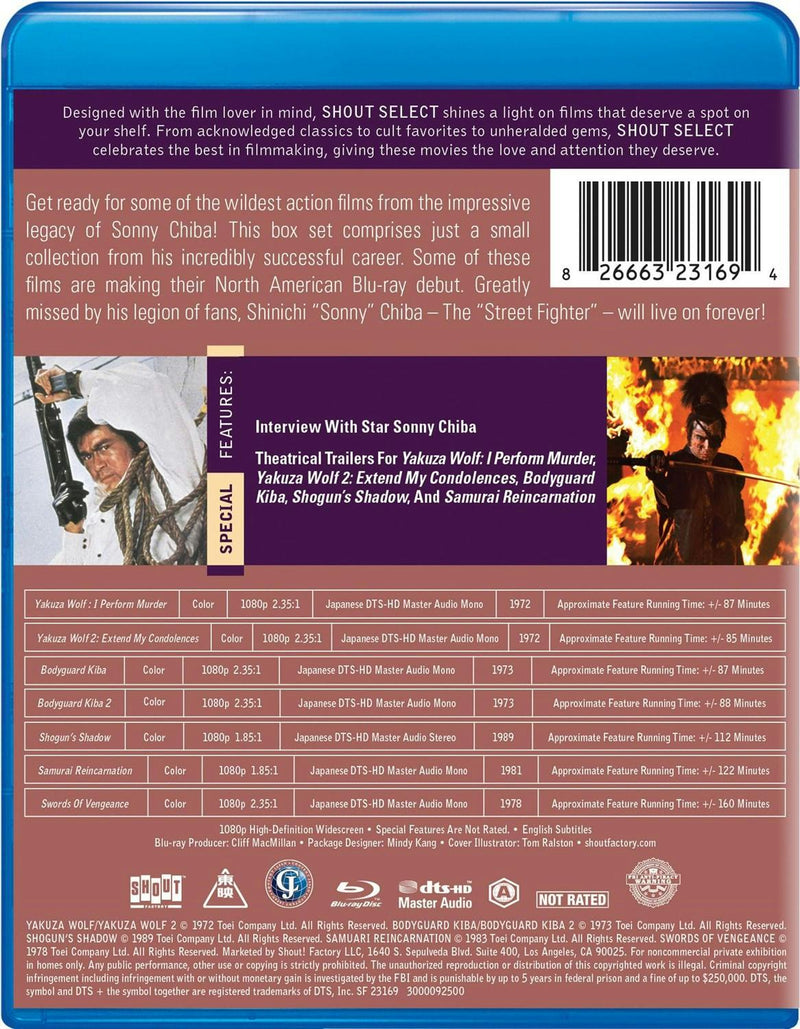 The Sonny Chiba Collection [Blu-ray]