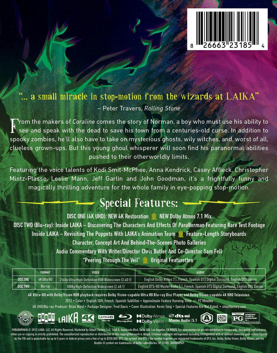 ParaNorman [Limited Edition Steelbook] (4K UHD) [UHD]