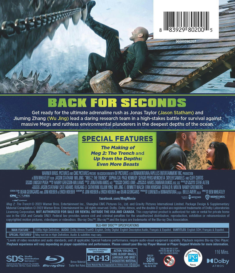 The Meg 2 [Blu-ray]